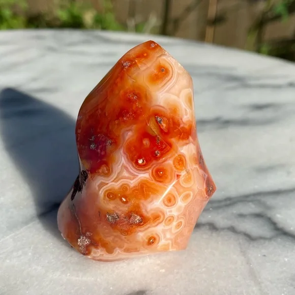 Carnelian Agate Flame - Picture 3 of 4